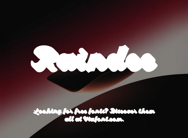 Raindec Font