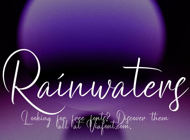 Rainwaters Font