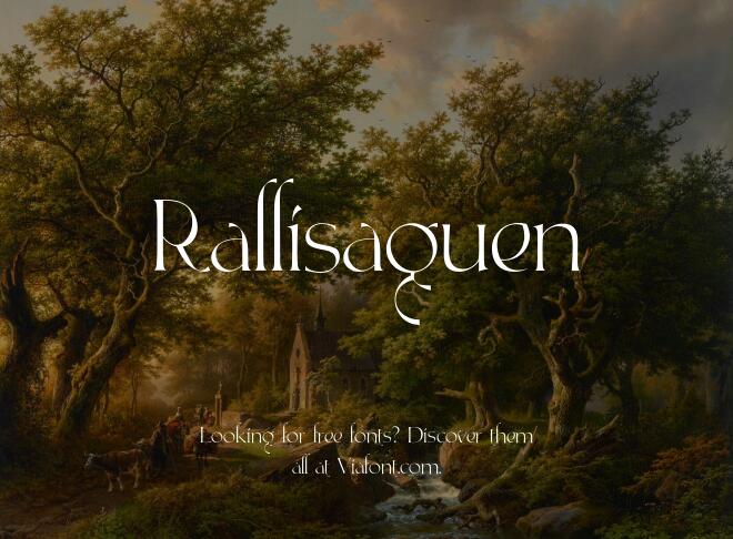Rallisaguen Font
