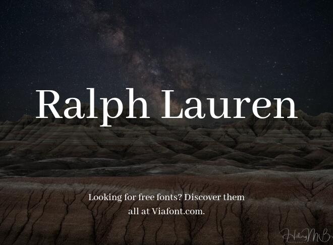 Ralph Lauren Font