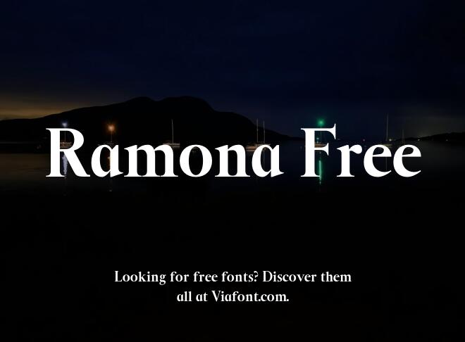 Ramona Free Font