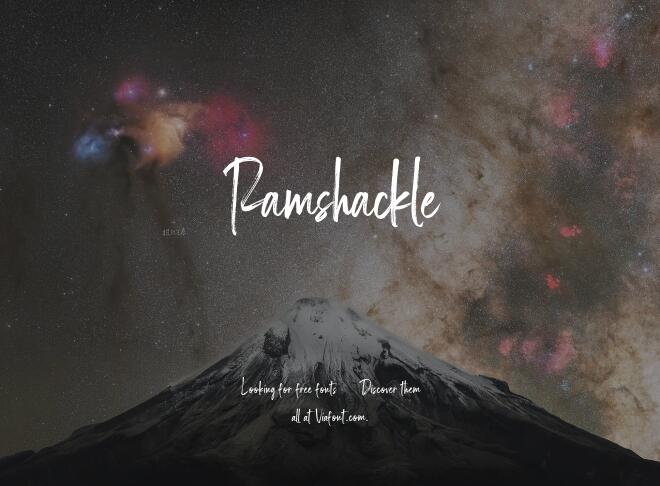 Ramshackle Font