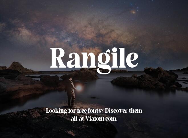 Rangile Font