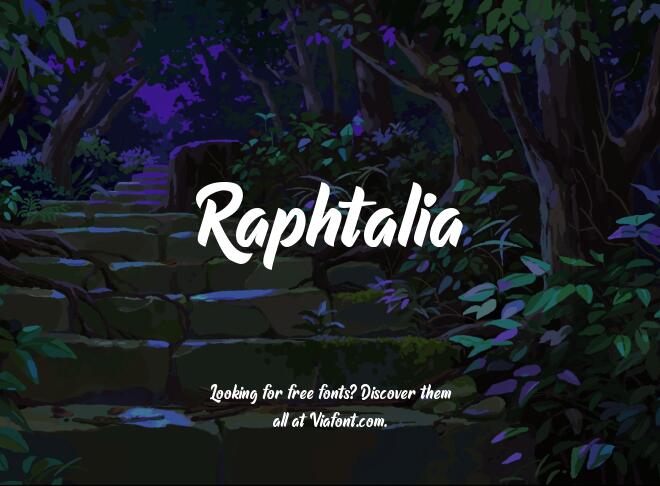 Raphtalia Font