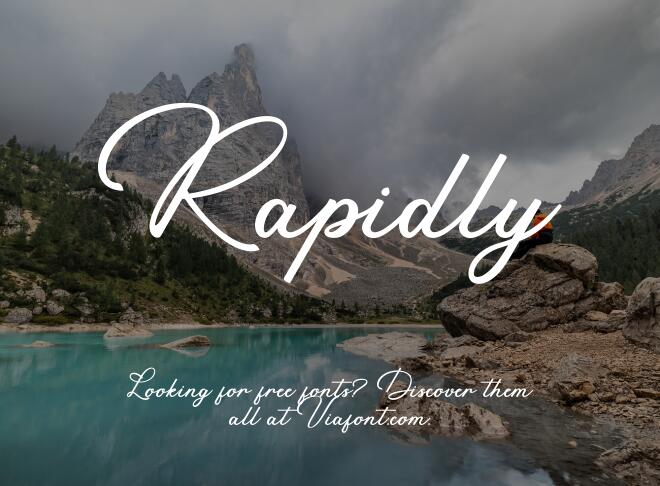 Rapidly Font