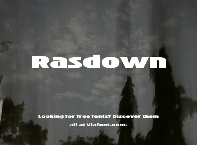 Rasdown Font