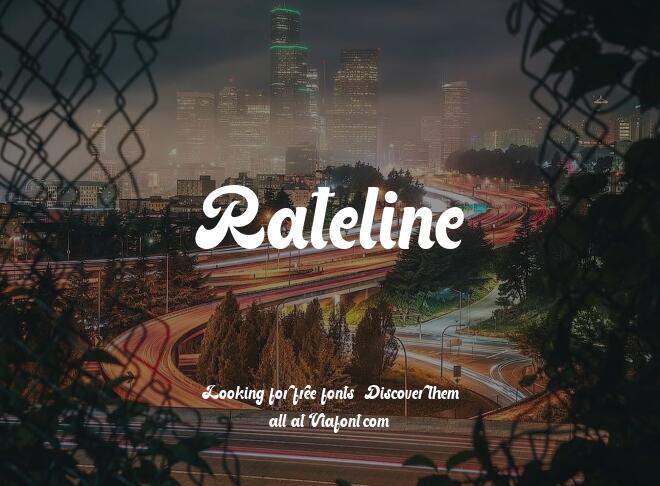 Rateline Font