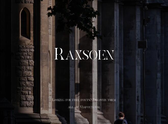 Raxsoen Font
