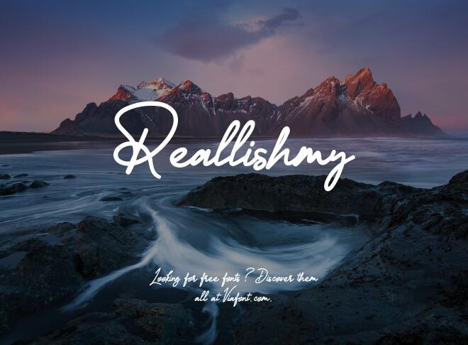 Reallishmy Font