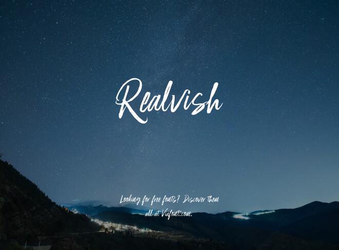 Realvish Font