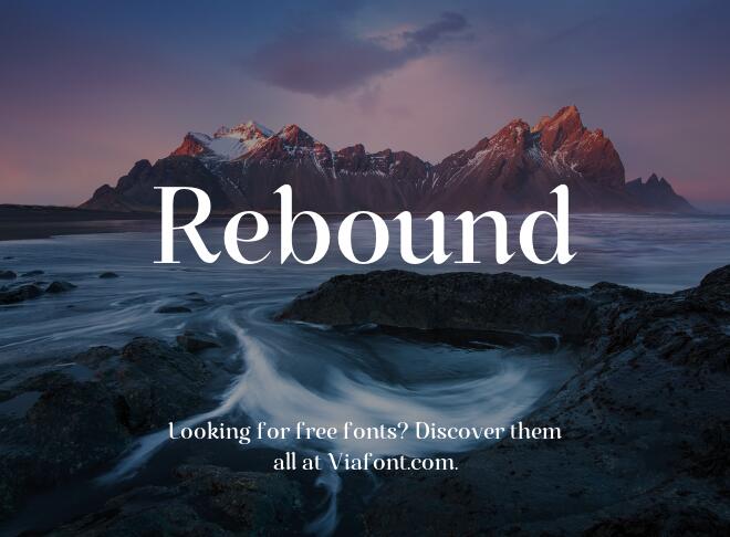 Rebound Font