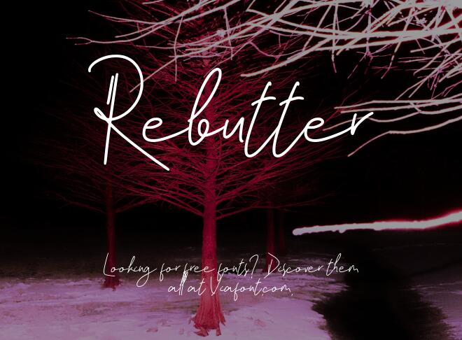 Rebutter Font