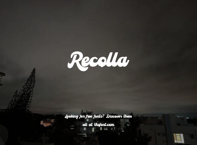 Recolla Font
