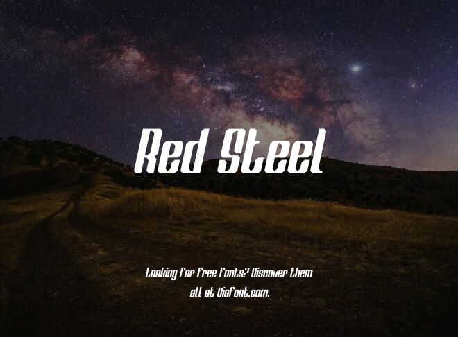 Red Steel Font