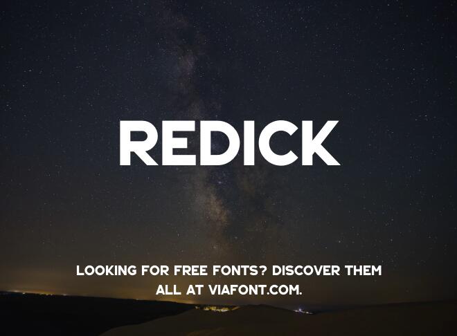 Redick Font