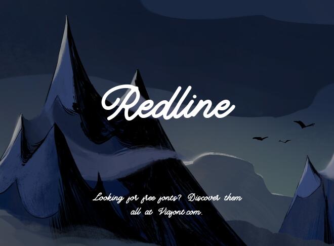 Redline Font
