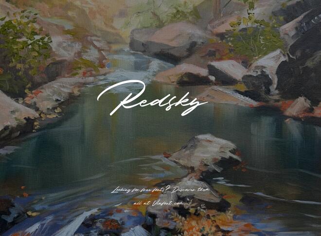 Redsky Font