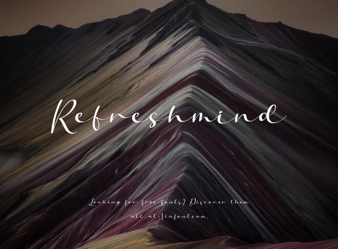 Refreshmind Font