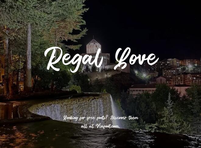 Regal Love Font