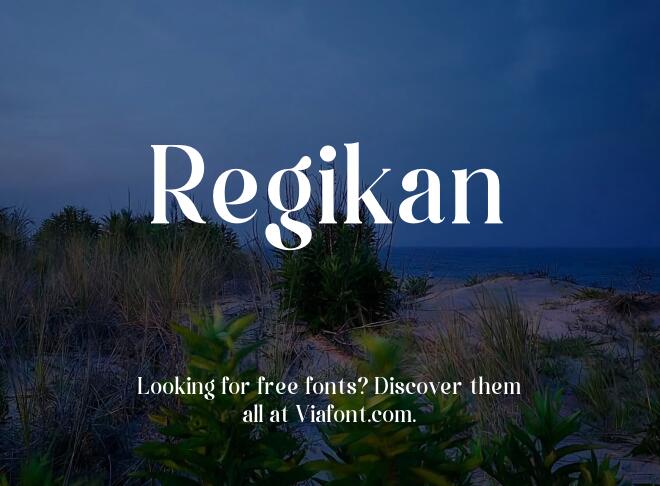 Regikan Font