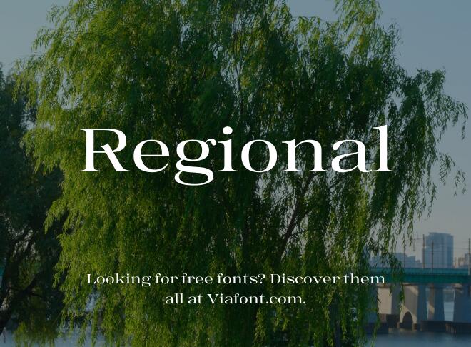 Regional Font