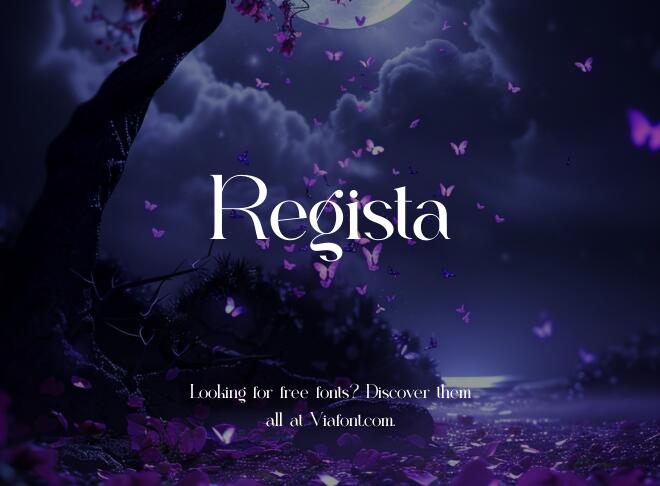 Regista Font