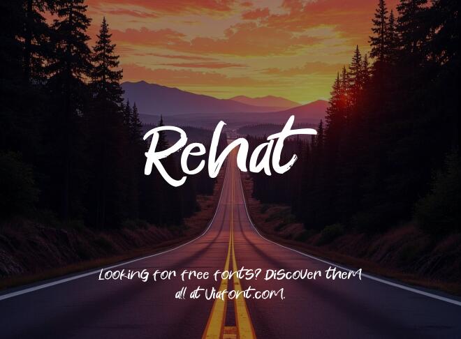 Rehat Font