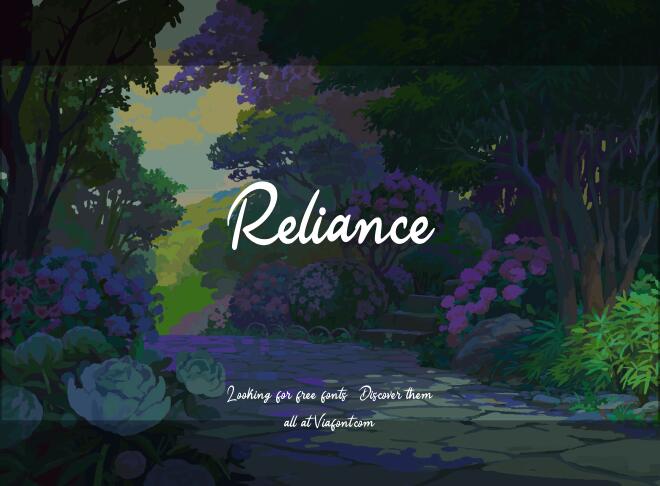 Reliance Font
