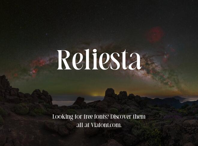 Reliesta Font
