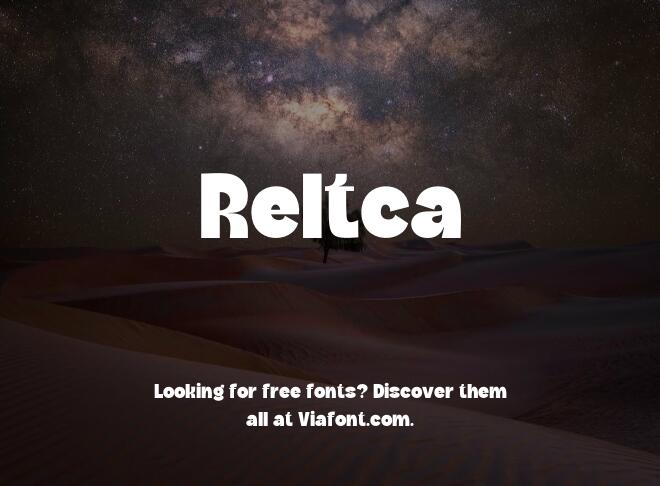 Reltca Font