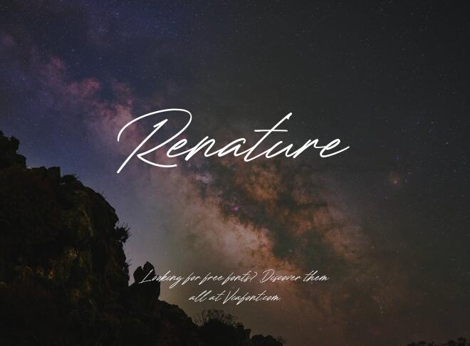 Renature Font