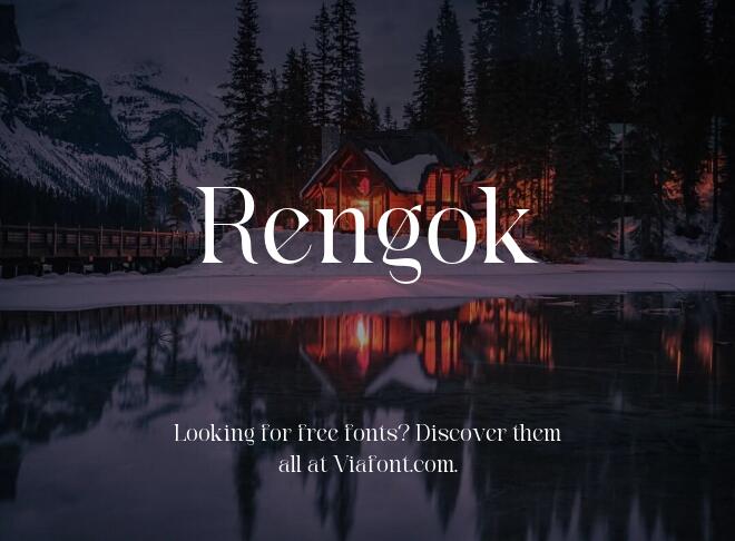 Rengok Font