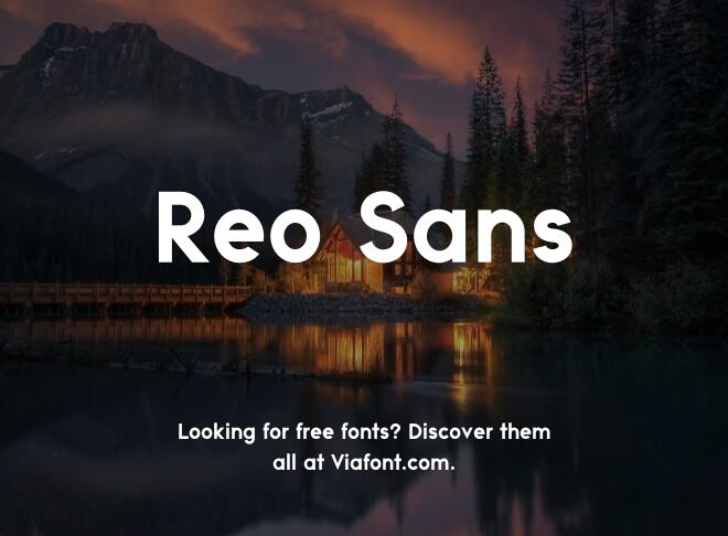 Reo Sans Font