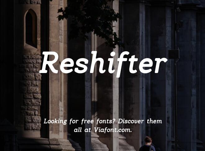 Reshifter Font
