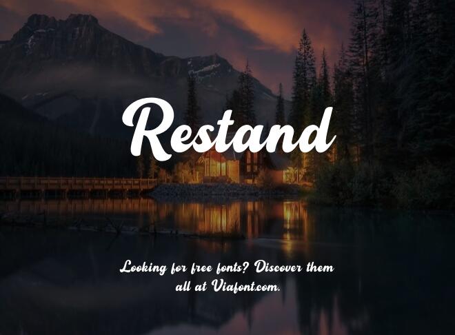 Restand Font