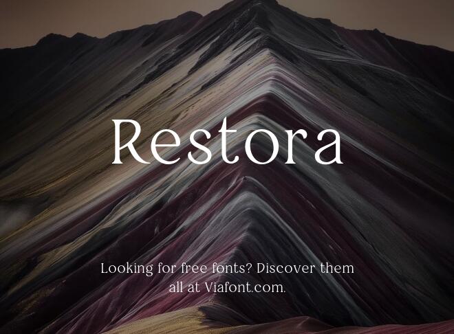Restora Font
