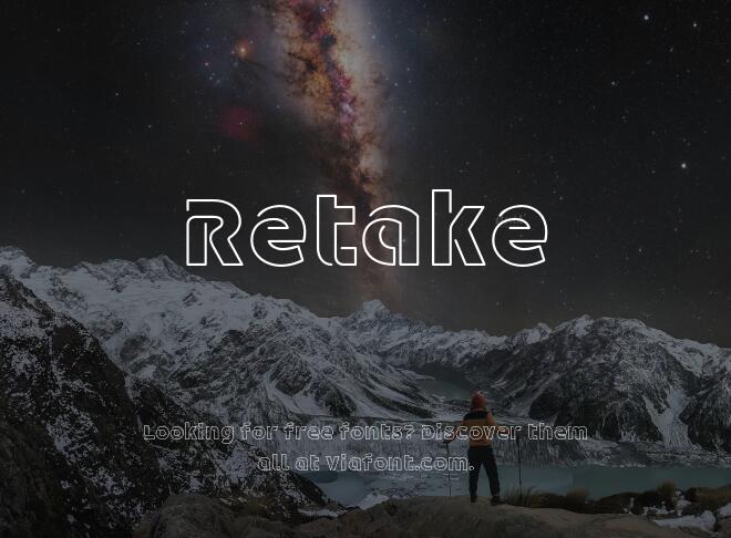 Retake Font