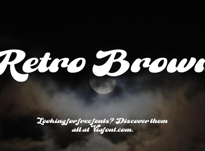Retro Brown Font