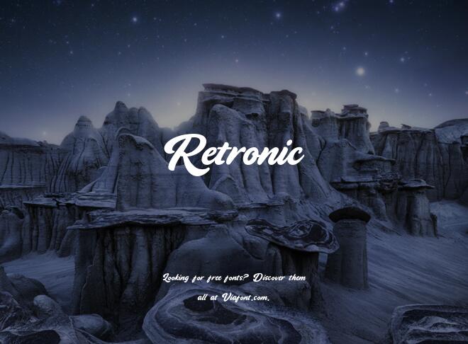 Retronic Font