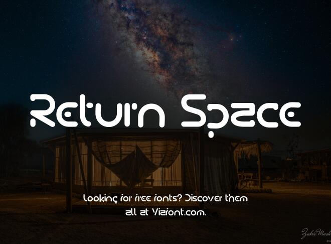 Return Space Font