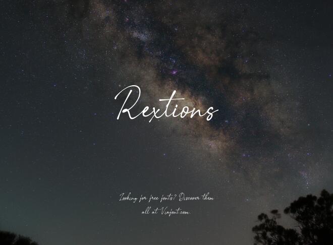 Rextions Font