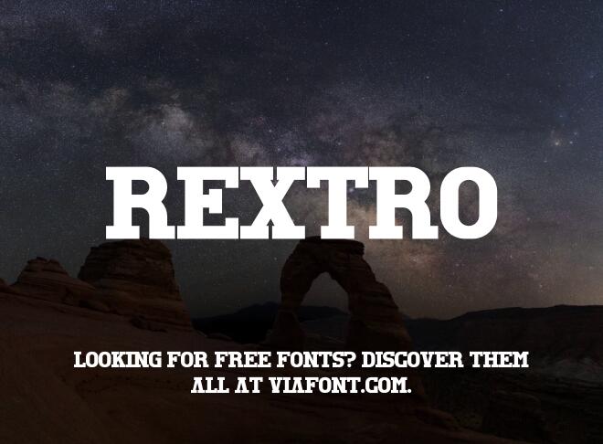 Rextro Font