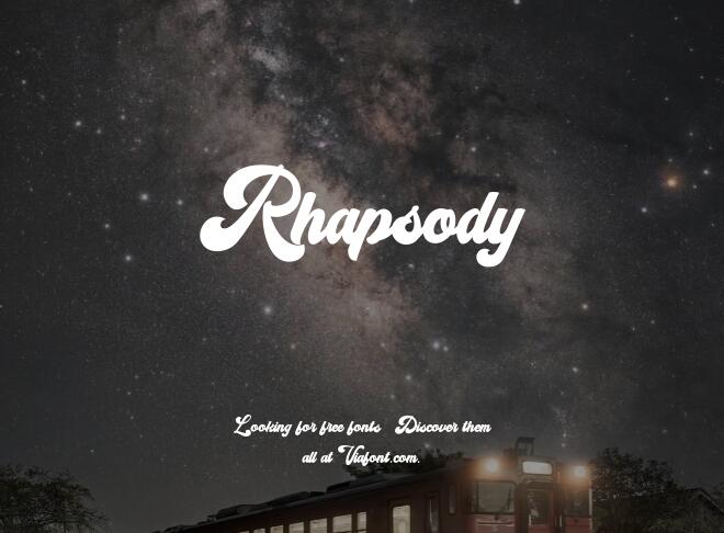Rhapsody Font
