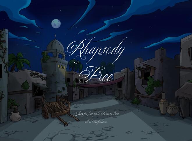 Rhapsody Free Font