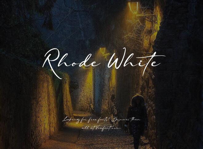 Rhode White Font