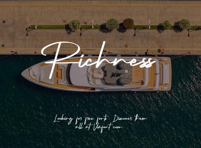 Richness Font