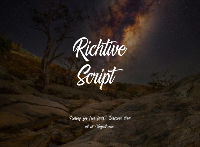 Richtive Script Font