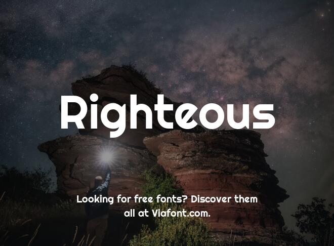 Righteous Font