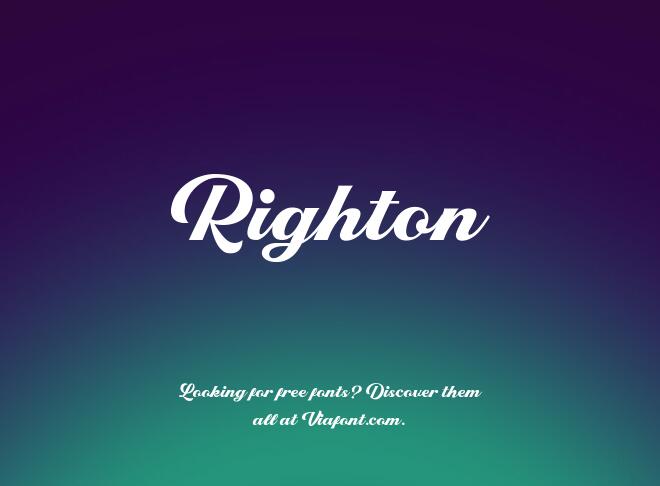 Righton Font