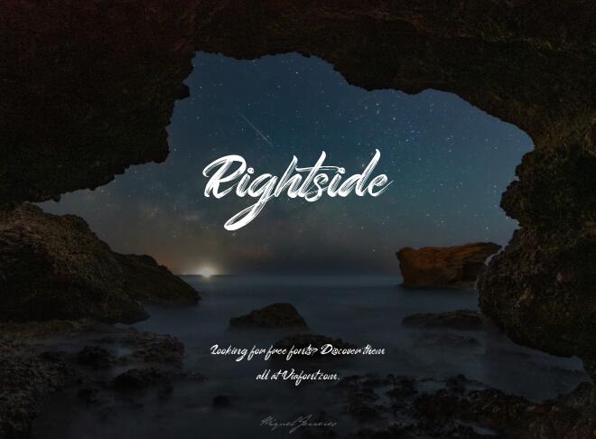 Rightside Font